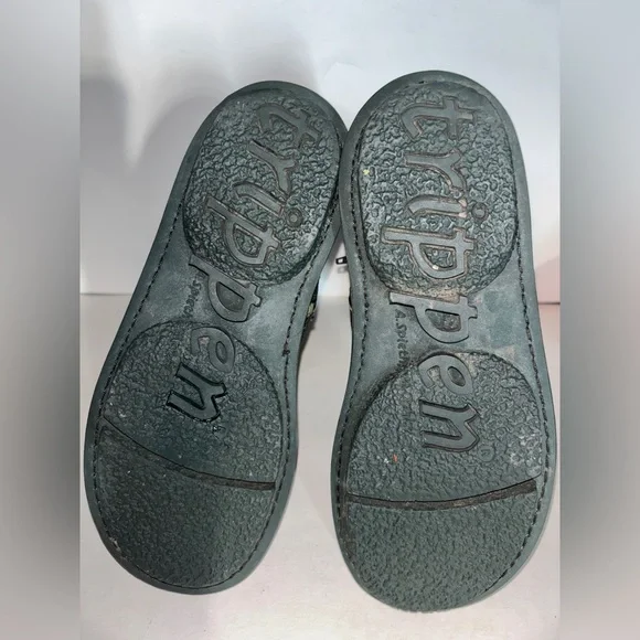 Trippen Leather Zip Up Green Boots Women Size 36 /US 6 Punk, Rock